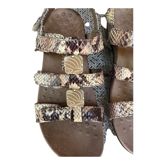 Vionic Amber Sandal Orthaheel Supportive Technology in Crocodile Skin LK NEW 8.5 - Picture 14 of 15